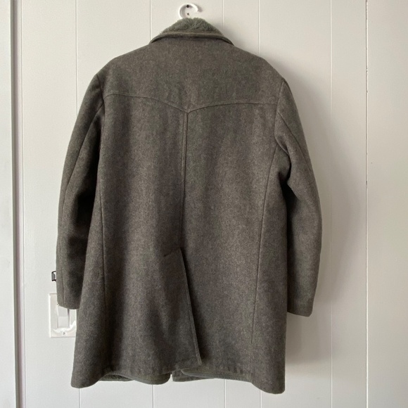 Vintage men's Campus King wool blend lined jacket grey size 40 EUC (see desc.) - Picture 2 of 13